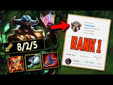 I copied the Rank 1 EU Twisted Fate build.. The guy is an absolute genius.