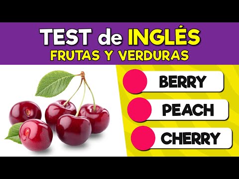 FRUITS AND VEGETABLES 🔴 English Quiz 🔴 How many fruit and vegetable names do you know in English? 🤓🤓