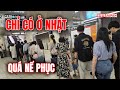 tận mắt chứng kiến văn hoá xếp hàng của người nhật only in japan khám phá chợ chùa cố Đô kyoto