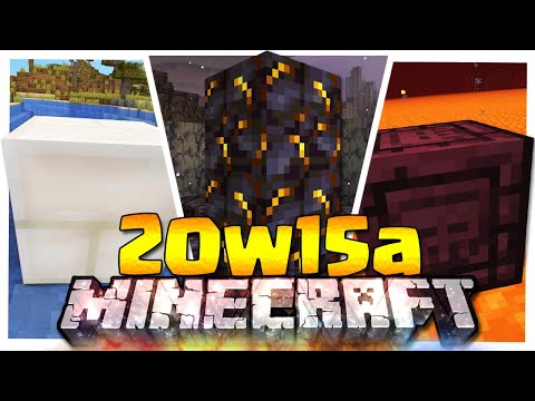 NUOVO BIOMA!! VULCANI & NUOVI BLOCCHI! - Minecraft ITA SNAPSHOT 20w15a