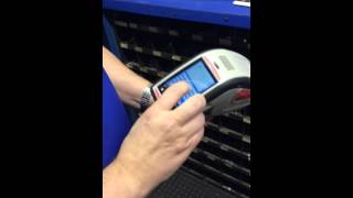 Loading labels in the Avery Monarch 6057 scanner