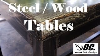 DC. STEEL/WOOD TABLES