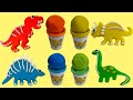 How To Make Dinosaurs With Play Doh Preschool Toddler Learning Video