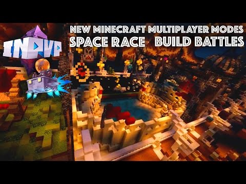 New Minecraft PE Multiplayer Modes "Space Race", "Block Hunt" & "Build Battle"[InPVP Nova] - YouTube