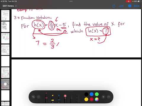 Function Notation 3 3
