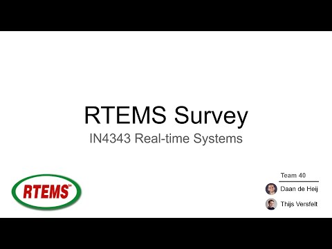 Introduction to RTEMS