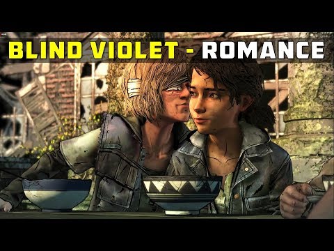 What Happens if Clementine Kisses Violet but Saves Louis | TWDG (Blind Violet Romance)