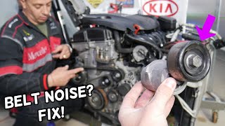 BELT NOISE SQUEAKING KIA SORENTO, KIA SPORTAGE