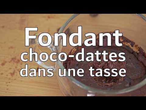 Fondant choco-dattes dans une tasse | Viens manger! Trucs et recettes rusés