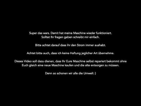 REPARATUR: Leistungsmodul Siemens-/Bosch-Waschmaschine Bsp. iQ700 defekt. Bildschirm bleibt schwarz.