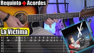 La Víctima - Xavi - Requinto + Acordes | TABS | Tutorial Guitarra