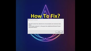 Solved - How to fix Ubisoft connect has detected an unrecoverable error and must shut down