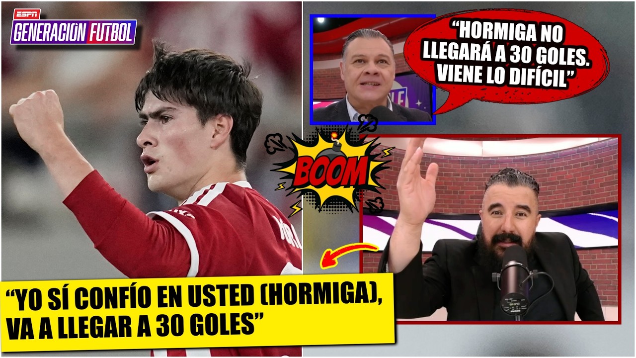 HORMIGA GONZÁLEZ lleva buen ritmo GOLEADOR. Debe llegar mínimo a 30 de goles: Álvaro | Generación F