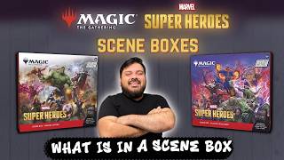 What comes in the Marvel Scene Box? | Marvel x MTG Opening! | #mtg #marvel #tcg