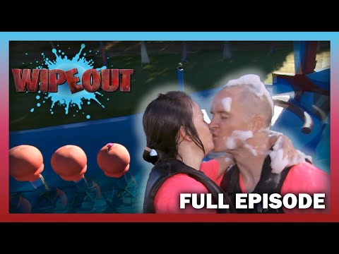 The Honeymoon Is OVER For These Newlyweds | Full Episode | Wipeout USA | S6 E7