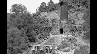 Drone footage of the Aurora Lime Kiln, Mineral County, Nevada.