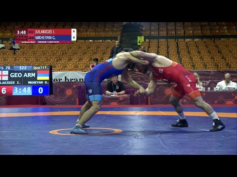 Qual. FS - 70 kg: I. JULAKIDZE (GEO) v. G. MKHEYAN (ARM)