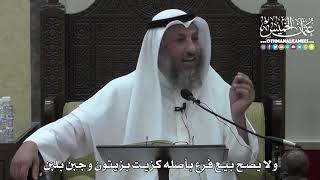 1398 - ولا يصح بيع فرع بأصله كزيت بزيتون وجبن بلبن - عثمان الخميس