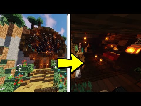 Minecraft Berg Haus bauen - Minecraft Haus in Berg bauen | Minecraft Berghütte Tutorial Deutsch