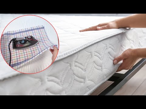 Bügle deine Matratze sauber! Gelbe Flecken verschwinden sofort