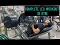 Complete Leg Workout In Gym | Leg Exercise | Insane Fitness Saurabh