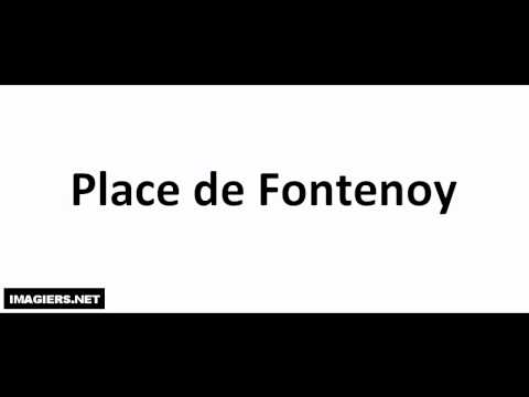 Come si pronuncia # Place de Fontenoy