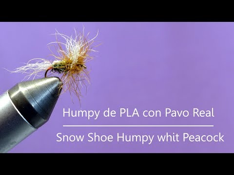 Montaje de una Humpy fly en PLA y pavo real