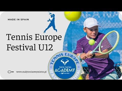 Janek na turnieju Tennis Europe Festival U12 w akademii Nadala