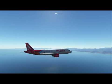Fenix A320 - Circle to Land approach at Calvi (LFKC)