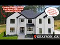 Living In Grayson GA Custom Built Modern Estate Home Tour 92 Gated Acres Atlanta New Homes