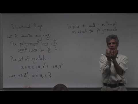 Lec 21   UCCS Math 414   Modern Algebra Fall 2007