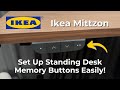 How To Set The Memory Height Buttons On Ikea Mitzzon Standing Desk Step By Step Guide App Genius