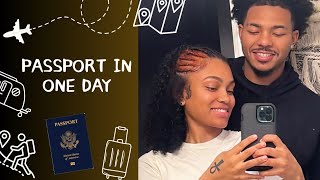 HOW WE GOT OUR PASSPORTS IN ONE DAY| MISSED OUR FLIGHT ✈️