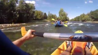 preview picture of video 'Descente en Kayak depuis Saverdum jusqu'à Cintegabelle'