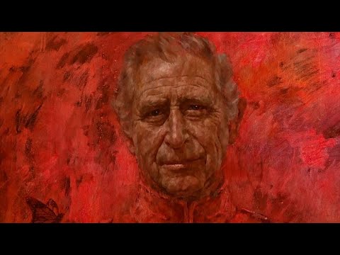 Video Thumbnail: WATCH: Vegan activists tag new King Charles portrait