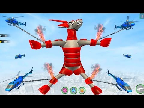 Robot Justice War: Car Jet Transform Game 2023 - Android Gameplay