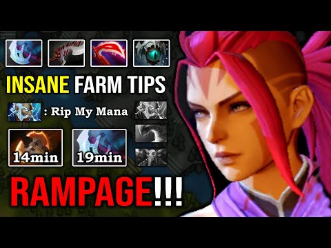 AMAZING FARM GOD 19Min Manta + Fury | EPIC Fight Early Persona AM 100% Totally Destroyed DotA 2