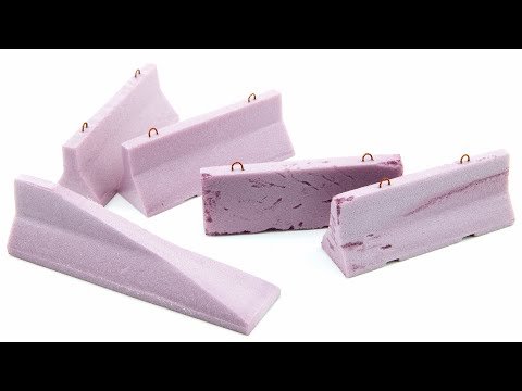 HOW TO MAKE Concrete barriers using Styrofoam