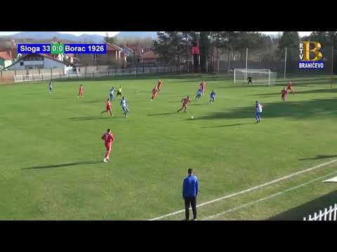 Utakmica FK ,,Sloga 33" - FK ,,Borac 1926" (RTV Braničevo)