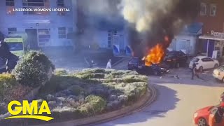 Terror incident thwarted outside UK hospital l GMA