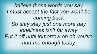 Skeeter Davis - Put It Off Until Tomorrow Lyrics