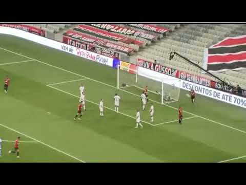 Gol do ATHLETICO-PR  Thiago Heleno | Brasileirão Série A | ATHLETICO-PR 1 x 0 SANTOS