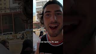 Luke Damant gives away free donuts in Manila 🇵🇭 #shorts