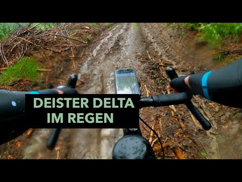 Deister Delta im Regen - Gravelbike Tour - 130KM - 4K