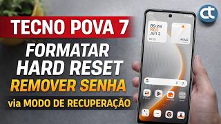 Tecno Pova 7: Como Formatar e fazer Hard Reset | via Modo de Recuperação