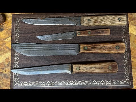 Knife Inheritance! Old Hickory, Forgecraft, Jewelry box repurposed.