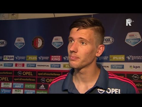 Michiel Kramer na afloop van PSV - Feyenoord