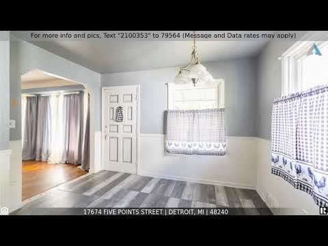 Priced at $75,000 - 17674 FIVE POINTS Street, Detroit, MI 48240