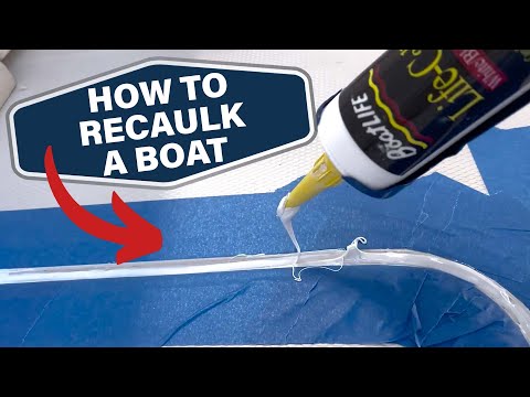 How to Recaulk A Boat!