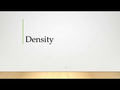 9.1 Density